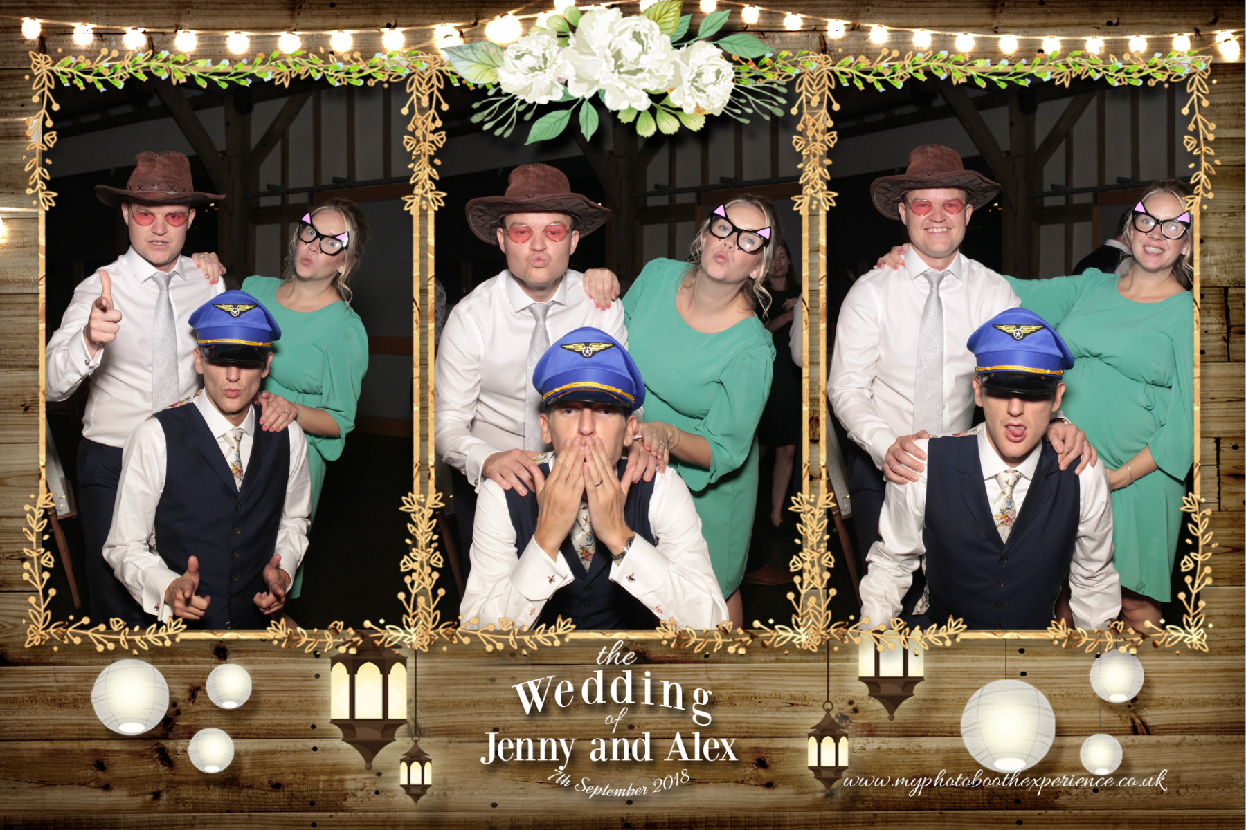 Jenny & Alex's Wedding | View more photos from the event at gallery.myphotoboothexperience.co.uk/u/MyPhotoBoothExperienceLtd/Jenny-Alexs-Wedding